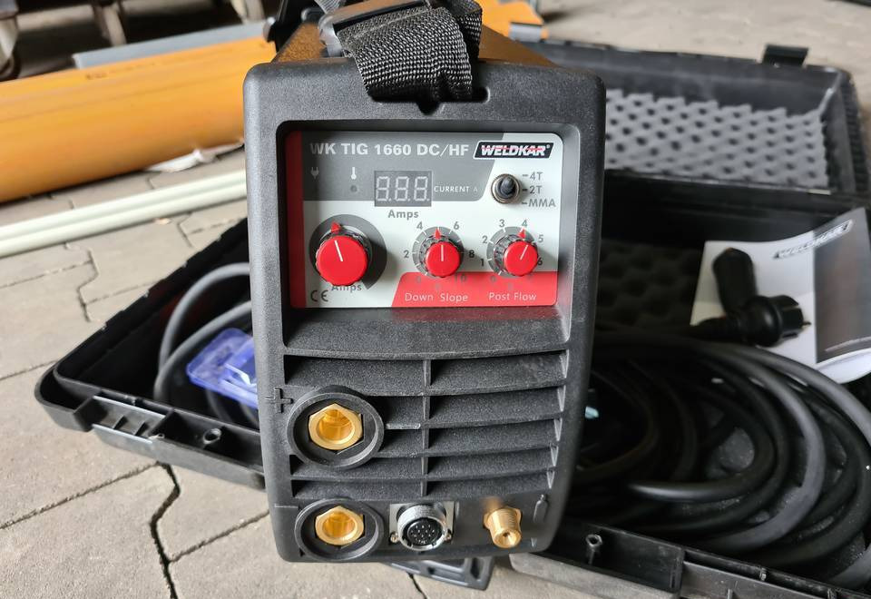 Spawarka Tig WELDKAR WK 1660 DC/HF 160 A - Suvirinimo įranga: foto 2 Spawarka Tig WELDKAR WK 1660 DC/HF 160 A - Suvirinimo įranga: foto 2