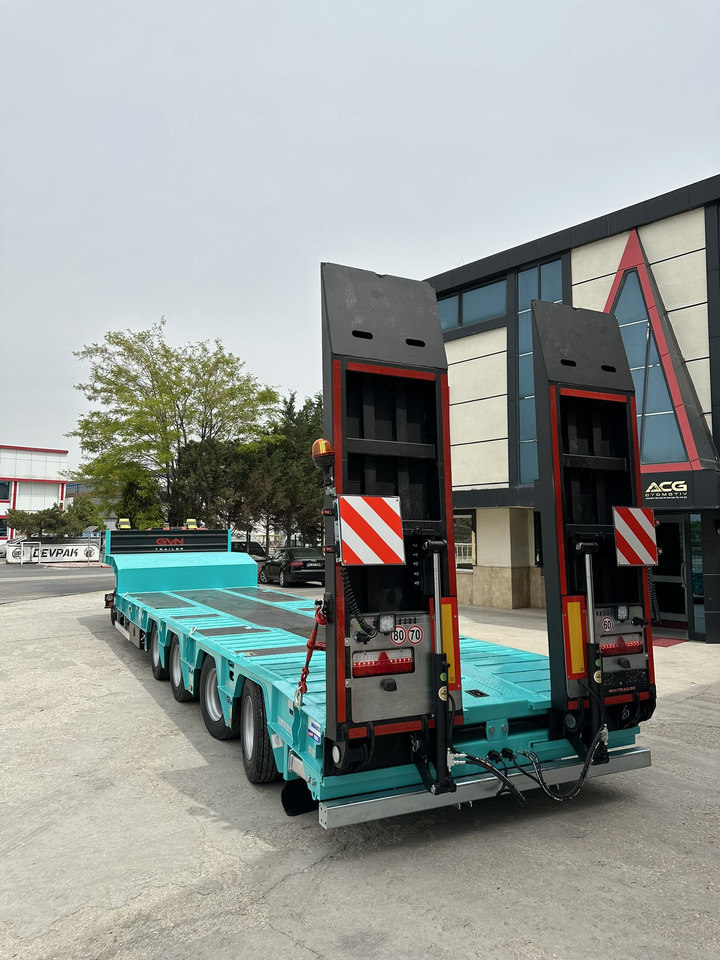 Nauja Žemo profilio platforma puspriekabė GVN Trailer 4 AXLE LOWBED: foto 24