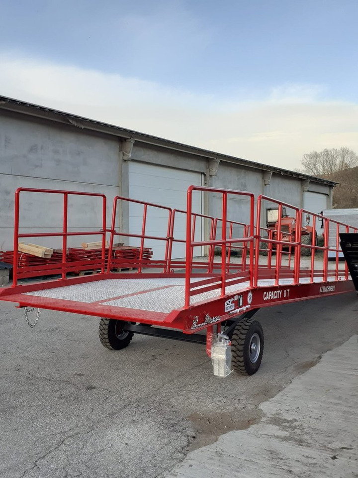 Nauja Krovos rampa AZ RAMP-EASY XL-10-RL . Mobil Loading Ramp  WIDE With Level Off, 10 t Capacity: foto 7