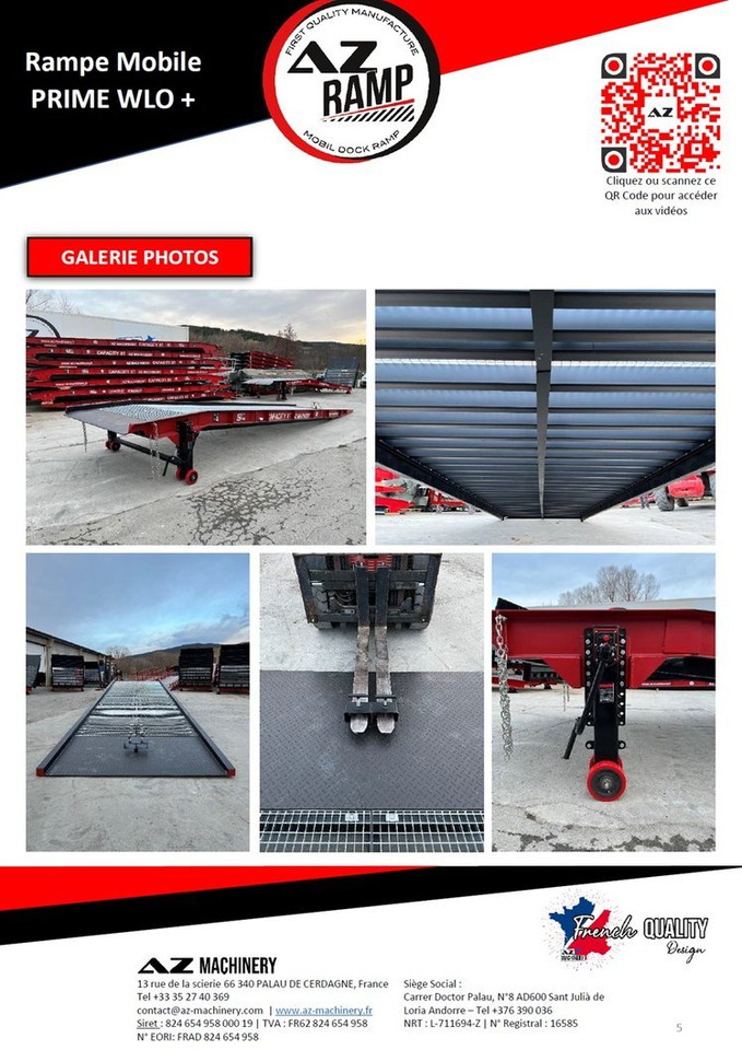 AZ RAMP-PRIME PRIME WLO + 8 . Industrial Mobil Loading Ramp - Krovos rampa: foto 5 AZ RAMP-PRIME PRIME WLO + 8 . Industrial Mobil Loading Ramp - Krovos rampa: foto 5