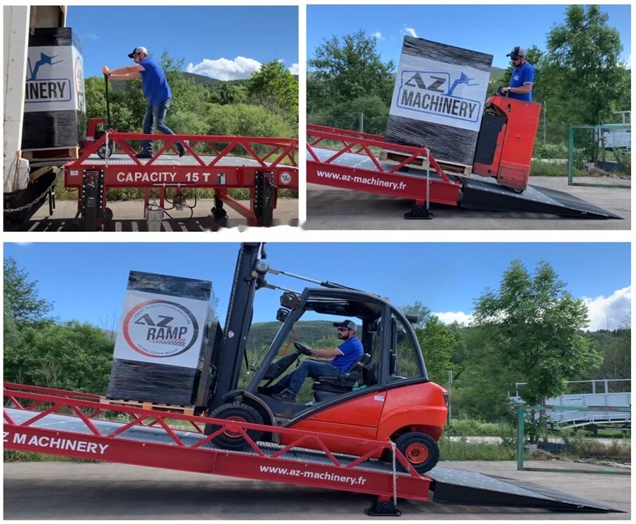 AZ RAMP STAR-10-XL mobile loading ramp - Krovos rampa: foto 1 AZ RAMP STAR-10-XL mobile loading ramp - Krovos rampa: foto 1