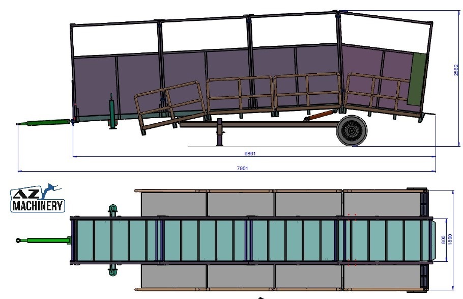 AZ RAMP TOP AGRI mobile loading ramp - Krovos rampa: foto 4 AZ RAMP TOP AGRI mobile loading ramp - Krovos rampa: foto 4
