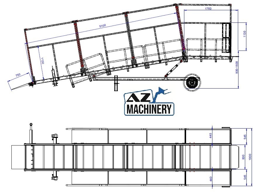 AZ RAMP TOP AGRI mobile loading ramp - Krovos rampa: foto 3 AZ RAMP TOP AGRI mobile loading ramp - Krovos rampa: foto 3