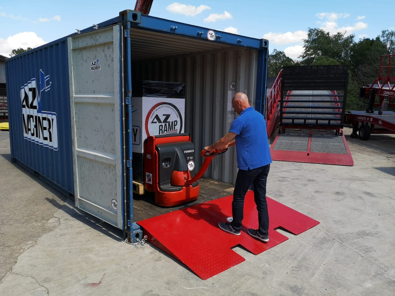 Compact Container access ramp . AZ RAMP - HCRN-06. 6 000 Kg lizingą Compact Container access ramp . AZ RAMP - HCRN-06. 6 000 Kg: foto 13