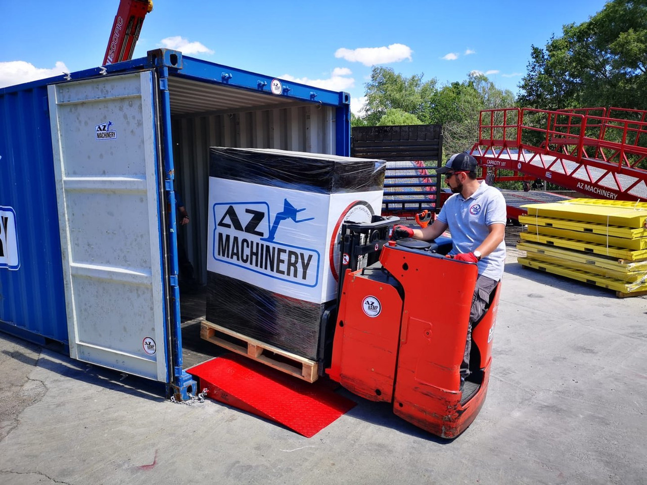 Compact Container access ramp . AZ RAMP - HCRN-06. 6 000 Kg lizingą Compact Container access ramp . AZ RAMP - HCRN-06. 6 000 Kg: foto 12
