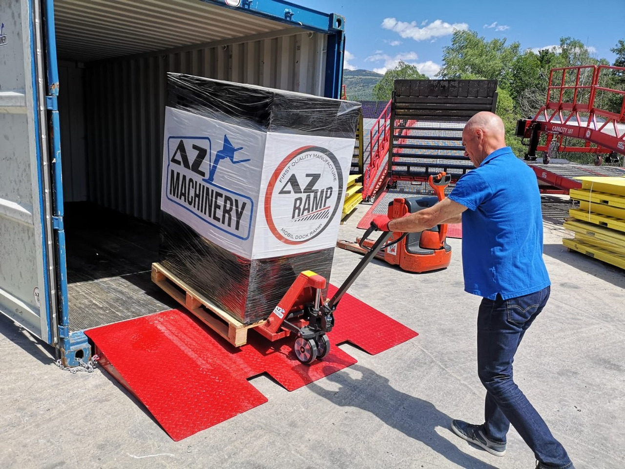 Compact Container access ramp . AZ RAMP - HCRN-06. 6 000 Kg lizingą Compact Container access ramp . AZ RAMP - HCRN-06. 6 000 Kg: foto 9