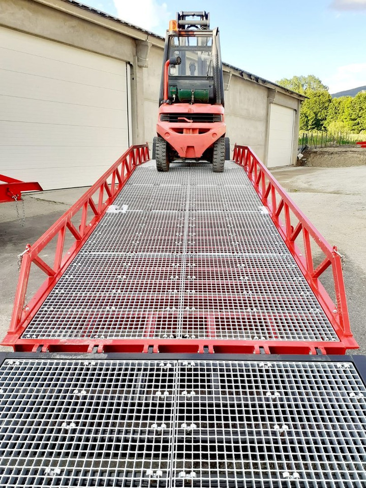 Nauja Krovos rampa Loading Ramp with with electric tilting bridge -  AZ RAMP - STAR- 15T-ZR-E. 15 ton capacity: foto 9