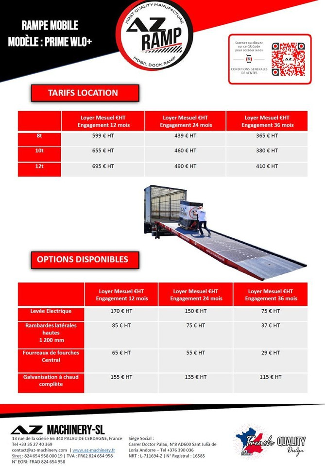 **RENTAL 12-24-36 Month** AZ RAMP-PRIME PRIME WLO + 8 . Industrial Mobil Loading Ramp - Krovos rampa: foto 2 **RENTAL 12-24-36 Month** AZ RAMP-PRIME PRIME WLO + 8 . Industrial Mobil Loading Ramp - Krovos rampa: foto 2