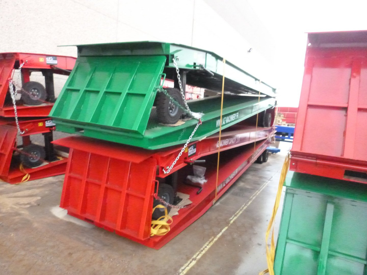Nauja Krovos rampa **RENTAL** Large Mobile dock ramp, uncouplable AZ RAMP - KING VERSION, BIG FOOT  LLO 20 T: foto 5