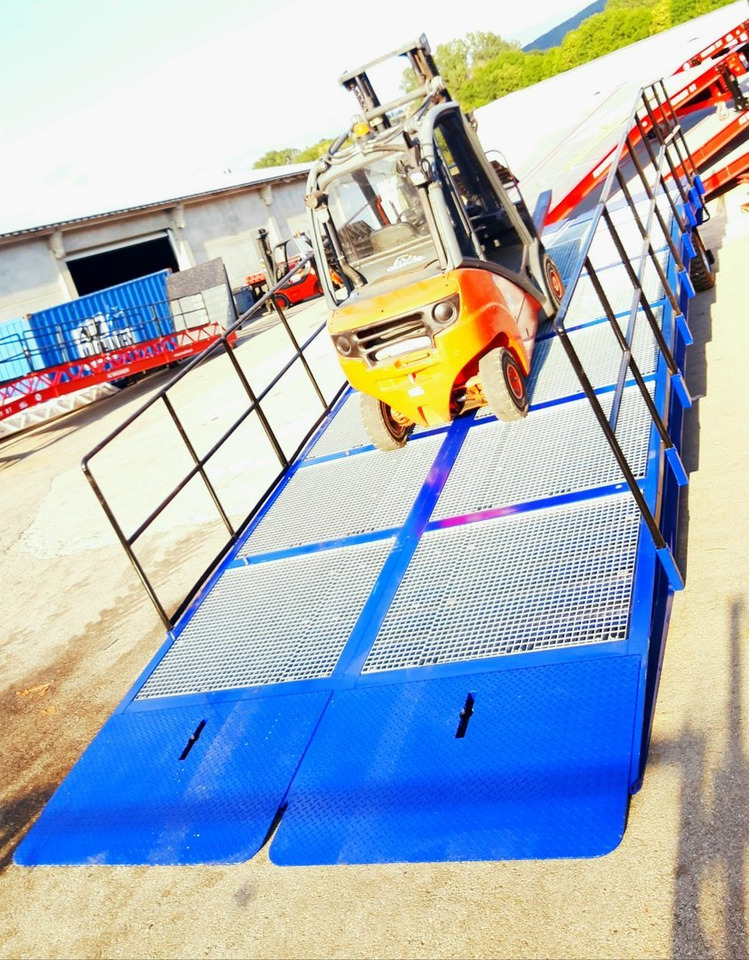 Nauja Krovos rampa **RENTAL** Large Mobile dock ramp, uncouplable AZ RAMP - KING VERSION, BIG FOOT  LLO 20 T: foto 12