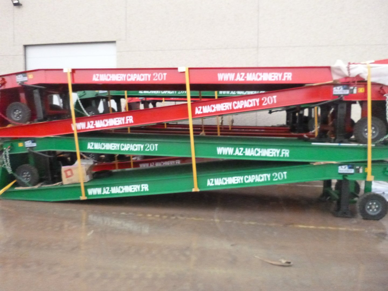 Nauja Krovos rampa **RENTAL** Large Mobile dock ramp, uncouplable AZ RAMP - KING VERSION, BIG FOOT  LLO 20 T: foto 6