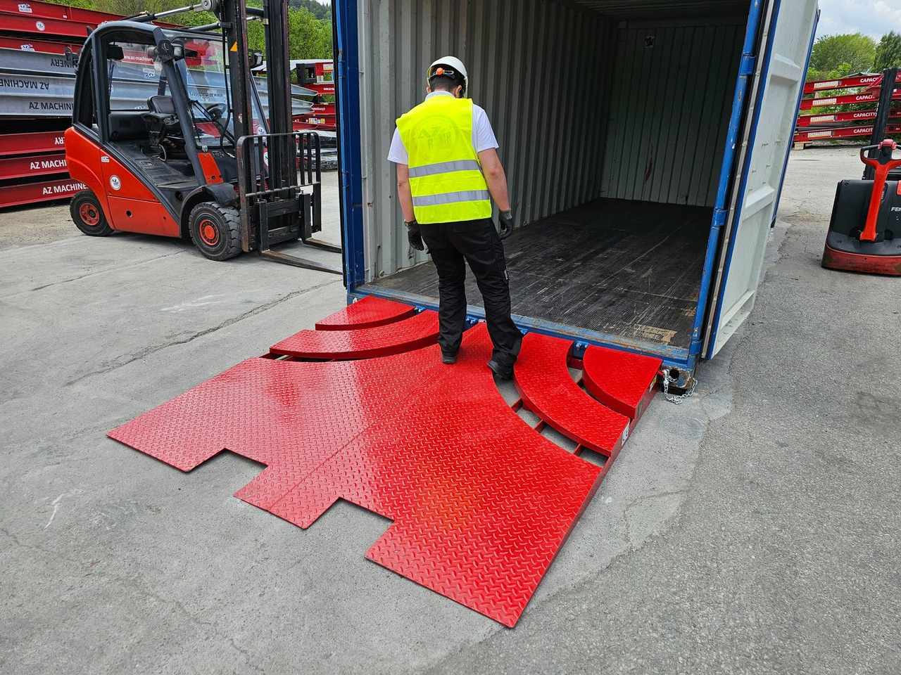 Krovos rampa container loading ramp.AZ RAMP - Type: HCRS-08: foto 8