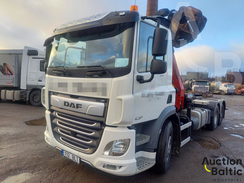 DAF CF 450 FAR - Hook-lift sunkvežimis, Sunkvežimis su kranu: foto 1 DAF CF 450 FAR - Hook-lift sunkvežimis, Sunkvežimis su kranu: foto 1