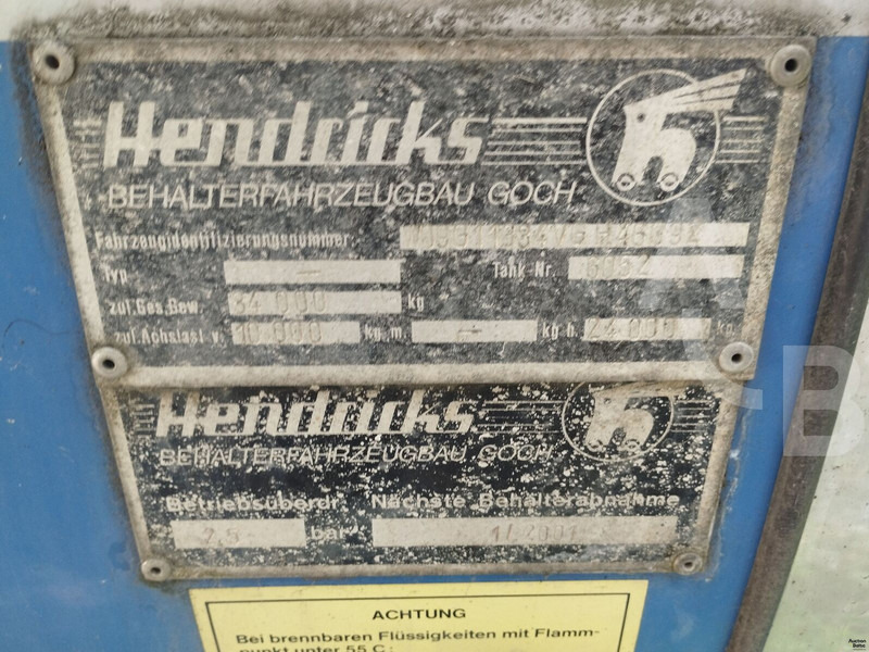 Puspriekabė cisterna Hendricks Goch: foto 17