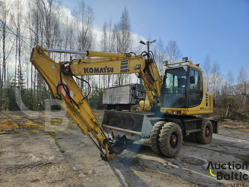Komatsu PW130ES-6K - Ratinis ekskavatorius: foto 1 Komatsu PW130ES-6K - Ratinis ekskavatorius: foto 1