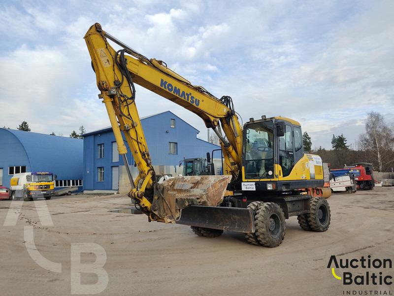 Komatsu PW160-7 - Ratinis ekskavatorius: foto 1 Komatsu PW160-7 - Ratinis ekskavatorius: foto 1