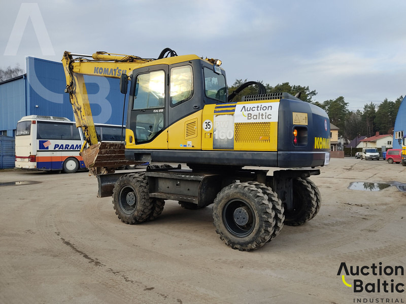 Komatsu PW160-7 - Ratinis ekskavatorius: foto 4 Komatsu PW160-7 - Ratinis ekskavatorius: foto 4