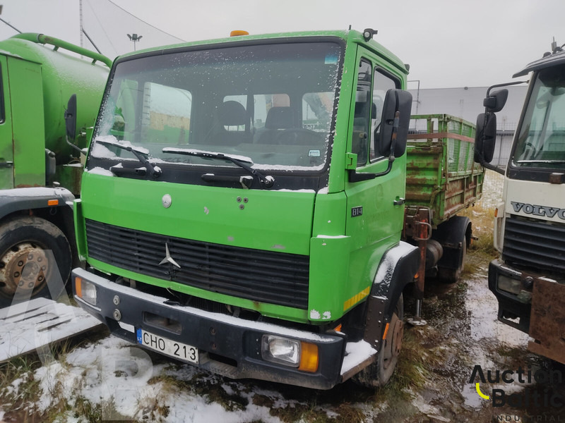 Mercedes-Benz 814 - Savivartis sunkvežimis, Sunkvežimis su kranu: foto 2 Mercedes-Benz 814 - Savivartis sunkvežimis, Sunkvežimis su kranu: foto 2