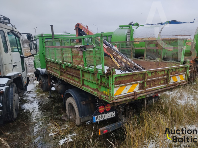 Mercedes-Benz 814 - Savivartis sunkvežimis, Sunkvežimis su kranu: foto 3 Mercedes-Benz 814 - Savivartis sunkvežimis, Sunkvežimis su kranu: foto 3