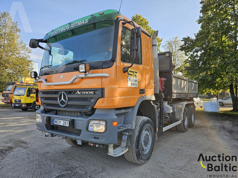 Mercedes-Benz Actros 1844 - Savivartis sunkvežimis, Sunkvežimis su kranu: foto 2 Mercedes-Benz Actros 1844 - Savivartis sunkvežimis, Sunkvežimis su kranu: foto 2