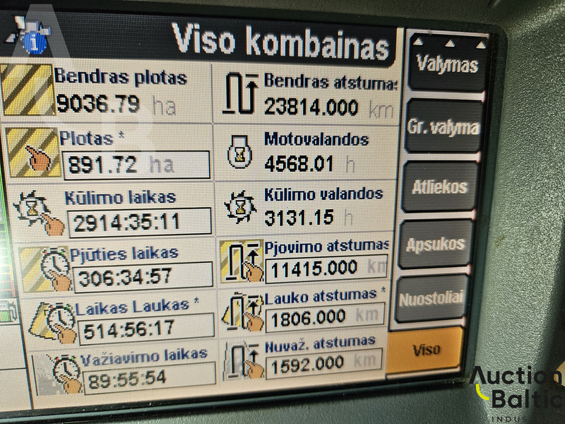 Derliaus nuėmimo kombainas pervežimui maisto produktų New Holland CR 9080: foto 7