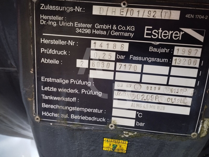 Autocisterna pervežimui kuro Scania B4X2 ATL: foto 20