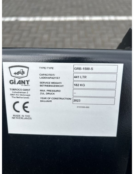 Tobroco Grondbak 150 cm Giant aanspan - Kaušas - Statybinė technika: foto 5 Tobroco Grondbak 150 cm Giant aanspan - Kaušas - Statybinė technika: foto 5