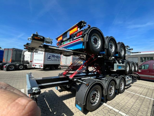 D-TEC Containerchassis Flexitrailer - Konteineris-vežimus/ Sukeisti kūną puspriekabė: foto 2 D-TEC Containerchassis Flexitrailer - Konteineris-vežimus/ Sukeisti kūną puspriekabė: foto 2