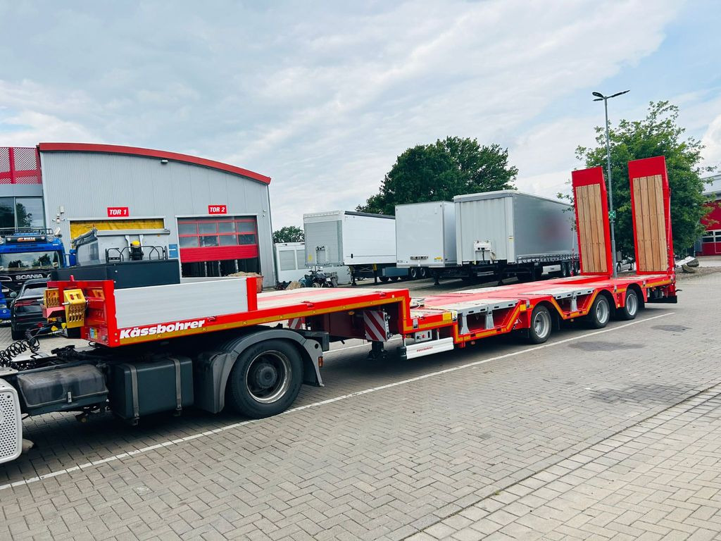 Kässbohrer KSLA RJ Mega Jumbo Tieflader mit Radmulden tele - Žemo profilio platforma puspriekabė: foto 3 Kässbohrer KSLA RJ Mega Jumbo Tieflader mit Radmulden tele - Žemo profilio platforma puspriekabė: foto 3