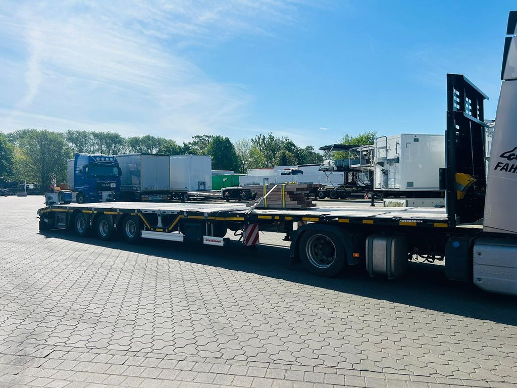 Kässbohrer Mega Tele HD Plattform Auflieger mit Radmulden - Platforminė/ Bortinė puspriekabė: foto 4 Kässbohrer Mega Tele HD Plattform Auflieger mit Radmulden - Platforminė/ Bortinė puspriekabė: foto 4