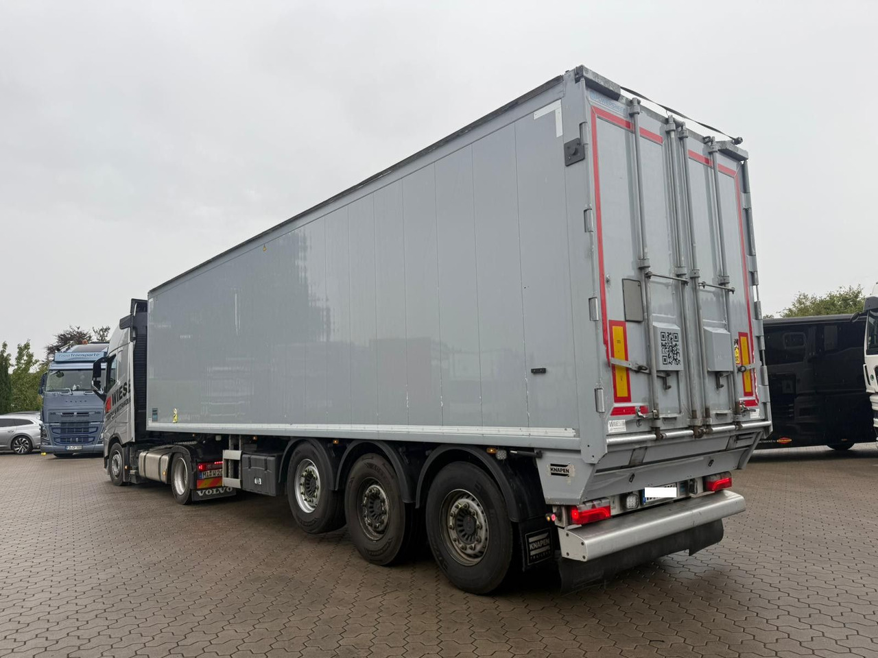 Knapen K200 Agrar 60 m³ 6mm Boden Powersheet - Su slankiojanciomis grindimis puspriekabė: foto 5 Knapen K200 Agrar 60 m³ 6mm Boden Powersheet - Su slankiojanciomis grindimis puspriekabė: foto 5