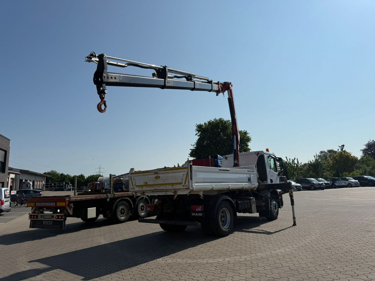 MAN TGM 18.320 4x2 BB Kran Fassi F135 Kipper Meiller - Sunkvežimis su kranu: foto 4 MAN TGM 18.320 4x2 BB Kran Fassi F135 Kipper Meiller - Sunkvežimis su kranu: foto 4