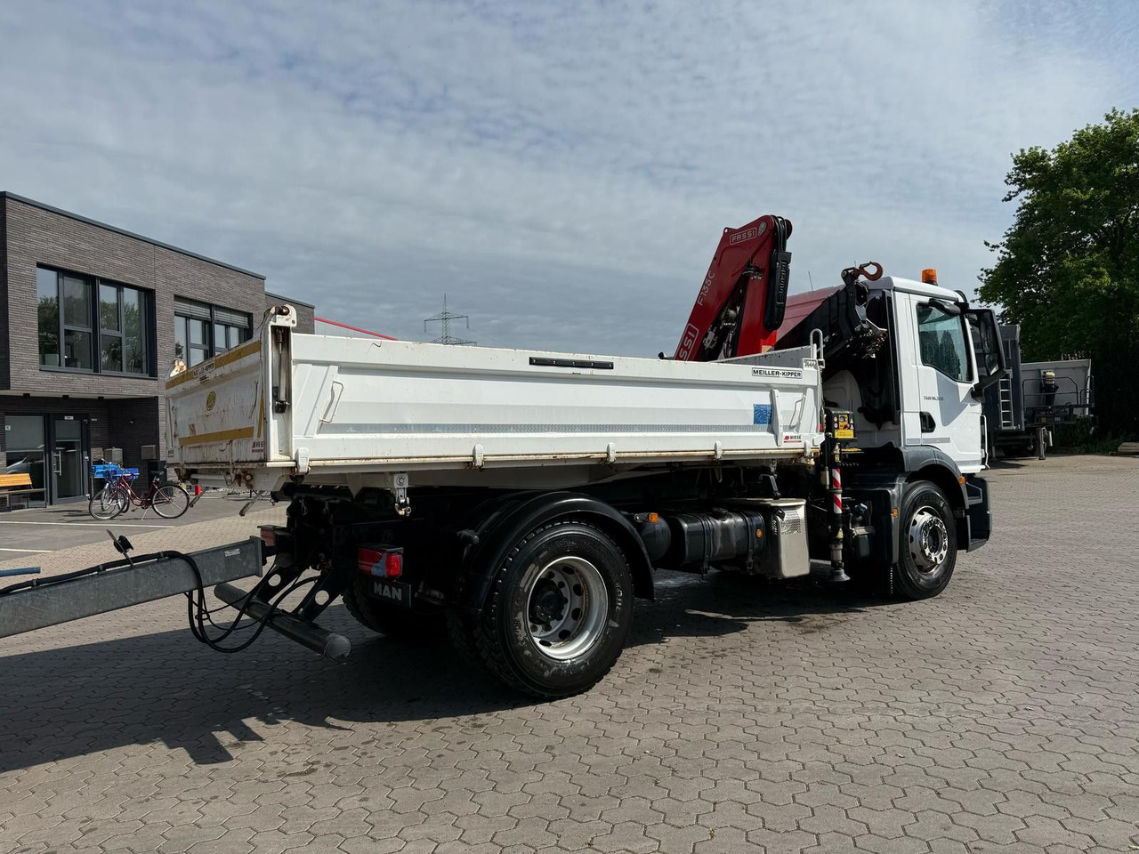 MAN TGM 18.320 4x2 BB mit Fassi F135 Kipper Kran - Savivartis sunkvežimis, Sunkvežimis su kranu: foto 3 MAN TGM 18.320 4x2 BB mit Fassi F135 Kipper Kran - Savivartis sunkvežimis, Sunkvežimis su kranu: foto 3