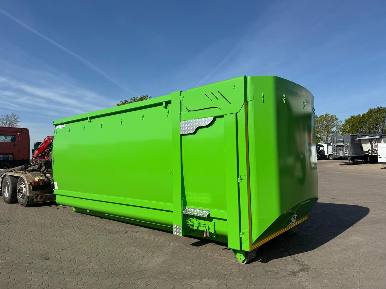 RSM Abrollcontainer 38m³ mit hydr. Heckklappe - Konteineris-vežimus/ Sukeisti kūną puspriekabė: foto 3 RSM Abrollcontainer 38m³ mit hydr. Heckklappe - Konteineris-vežimus/ Sukeisti kūną puspriekabė: foto 3