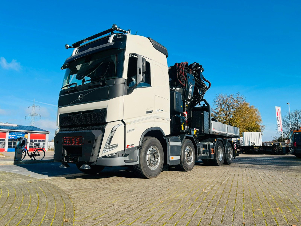 Volvo FH 540 SZM mit F1450 HXP Fly Jib + Winde - Platforminis/ Bortinis sunkvežimis, Sunkvežimis su kranu: foto 5 Volvo FH 540 SZM mit F1450 HXP Fly Jib + Winde - Platforminis/ Bortinis sunkvežimis, Sunkvežimis su kranu: foto 5