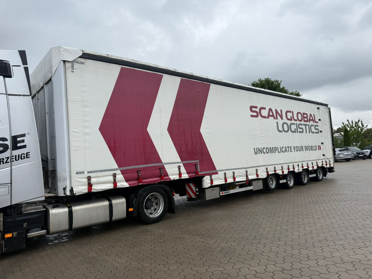 Wiese 4-Achs Mega Gabelstaplertransporter Rampe - Žemo profilio platforma puspriekabė: foto 3 Wiese 4-Achs Mega Gabelstaplertransporter Rampe - Žemo profilio platforma puspriekabė: foto 3