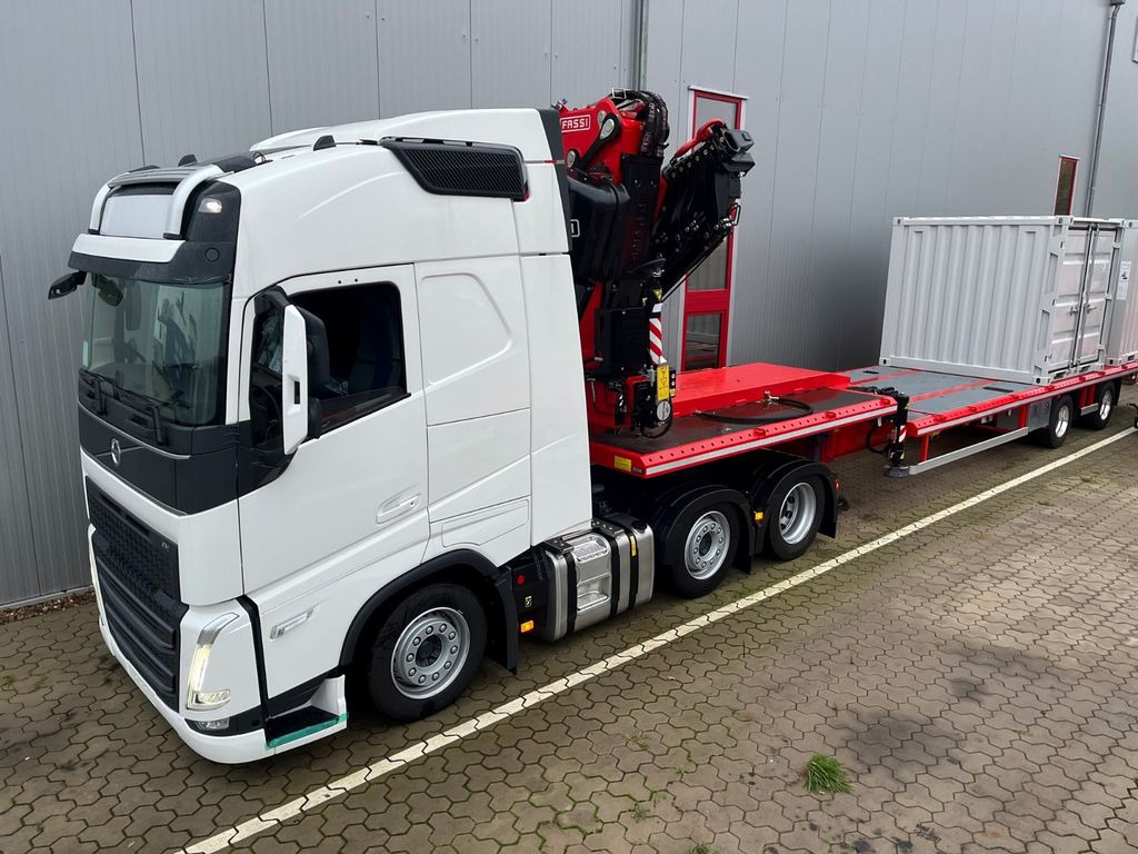 Wiese Stufensattel Tieflader mit Kran Fassi F545 - Platforminė/ Bortinė puspriekabė: foto 5 Wiese Stufensattel Tieflader mit Kran Fassi F545 - Platforminė/ Bortinė puspriekabė: foto 5