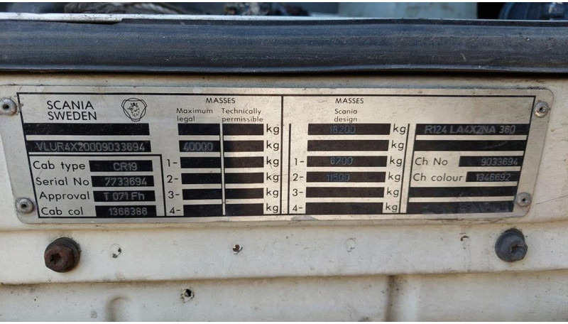 Scania R124-360 124 360 - Vilkikas: foto 5 Scania R124-360 124 360 - Vilkikas: foto 5