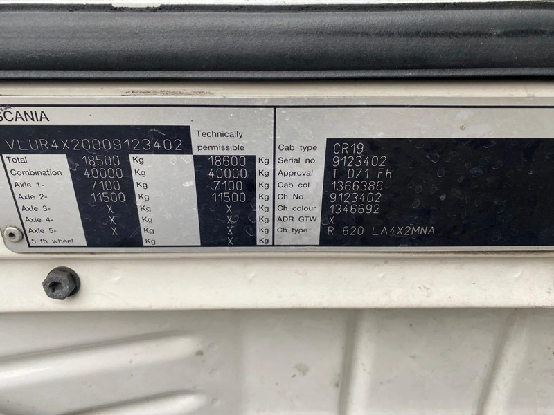 Scania R620-V8 RETARDER AIRCO OPTICRUISE V8 620 HP - Vilkikas: foto 5 Scania R620-V8 RETARDER AIRCO OPTICRUISE V8 620 HP - Vilkikas: foto 5
