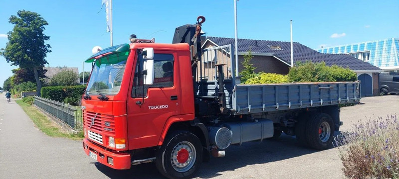 Volvo FL 10.320 4x2 Kipper Crane Steel Suspension - Savivartis sunkvežimis, Sunkvežimis su kranu: foto 1 Volvo FL 10.320 4x2 Kipper Crane Steel Suspension - Savivartis sunkvežimis, Sunkvežimis su kranu: foto 1
