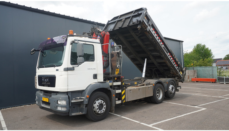 MAN TGM 26.290 TIPPER WITH HMF 1643 Z2 CRANE - Sunkvežimis su kranu: foto 5 MAN TGM 26.290 TIPPER WITH HMF 1643 Z2 CRANE - Sunkvežimis su kranu: foto 5