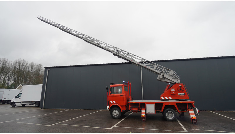 Mercedes-Benz 809 FIRE LADDER TRUCK 13.100KM MANUAL GEARBOX - Gaisrinė mašina: foto 1 Mercedes-Benz 809 FIRE LADDER TRUCK 13.100KM MANUAL GEARBOX - Gaisrinė mašina: foto 1