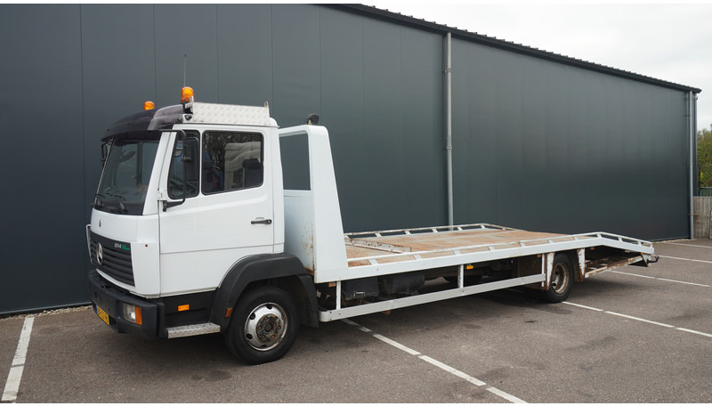 Mercedes-Benz 814 MACHINE TRANSPORTER 409.000KM - Platforminis/ Bortinis sunkvežimis: foto 3 Mercedes-Benz 814 MACHINE TRANSPORTER 409.000KM - Platforminis/ Bortinis sunkvežimis: foto 3