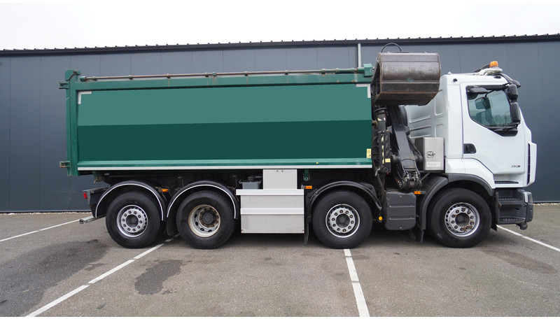 Renault PREMIUM 380 DXI 8X2/6 2 SIDE TIPPER WITH PLFINGER Q 170 Z CRANE.278.200KM - Sunkvežimis su kranu: foto 5 Renault PREMIUM 380 DXI 8X2/6 2 SIDE TIPPER WITH PLFINGER Q 170 Z CRANE.278.200KM - Sunkvežimis su kranu: foto 5