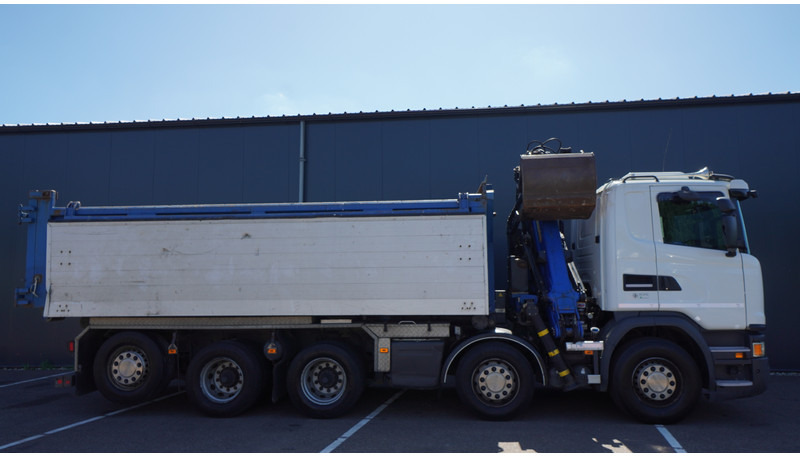 Scania G 490 10X4 CABLE SYSTEM TRUCK WITH PALFINGER Q180Z95TR CRANE - Sunkvežimis su kranu: foto 4 Scania G 490 10X4 CABLE SYSTEM TRUCK WITH PALFINGER Q180Z95TR CRANE - Sunkvežimis su kranu: foto 4