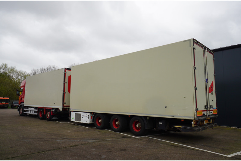 Refrižeratorius sunkvežimis Scania R 580 V8 6X2 FRIGO RETARDER IN COMBI WITH BURG TRAILER: foto 9