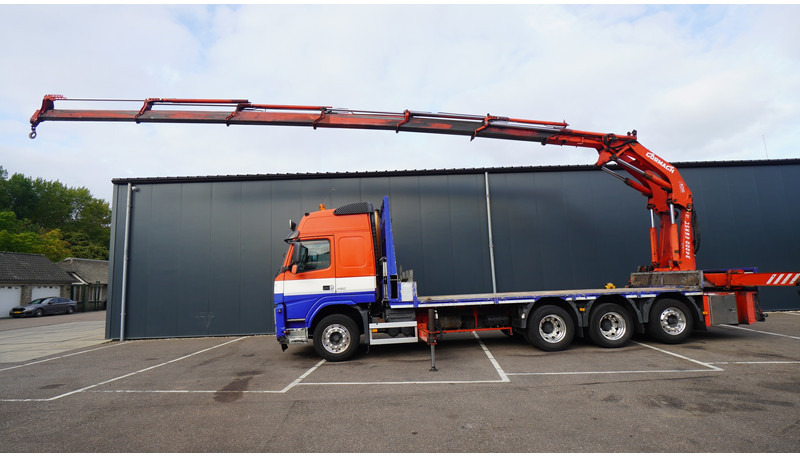 Volvo FM 450 8X4 FLATBED WITH GORMACH 3400E6 CRANE - Sunkvežimis su kranu: foto 1 Volvo FM 450 8X4 FLATBED WITH GORMACH 3400E6 CRANE - Sunkvežimis su kranu: foto 1