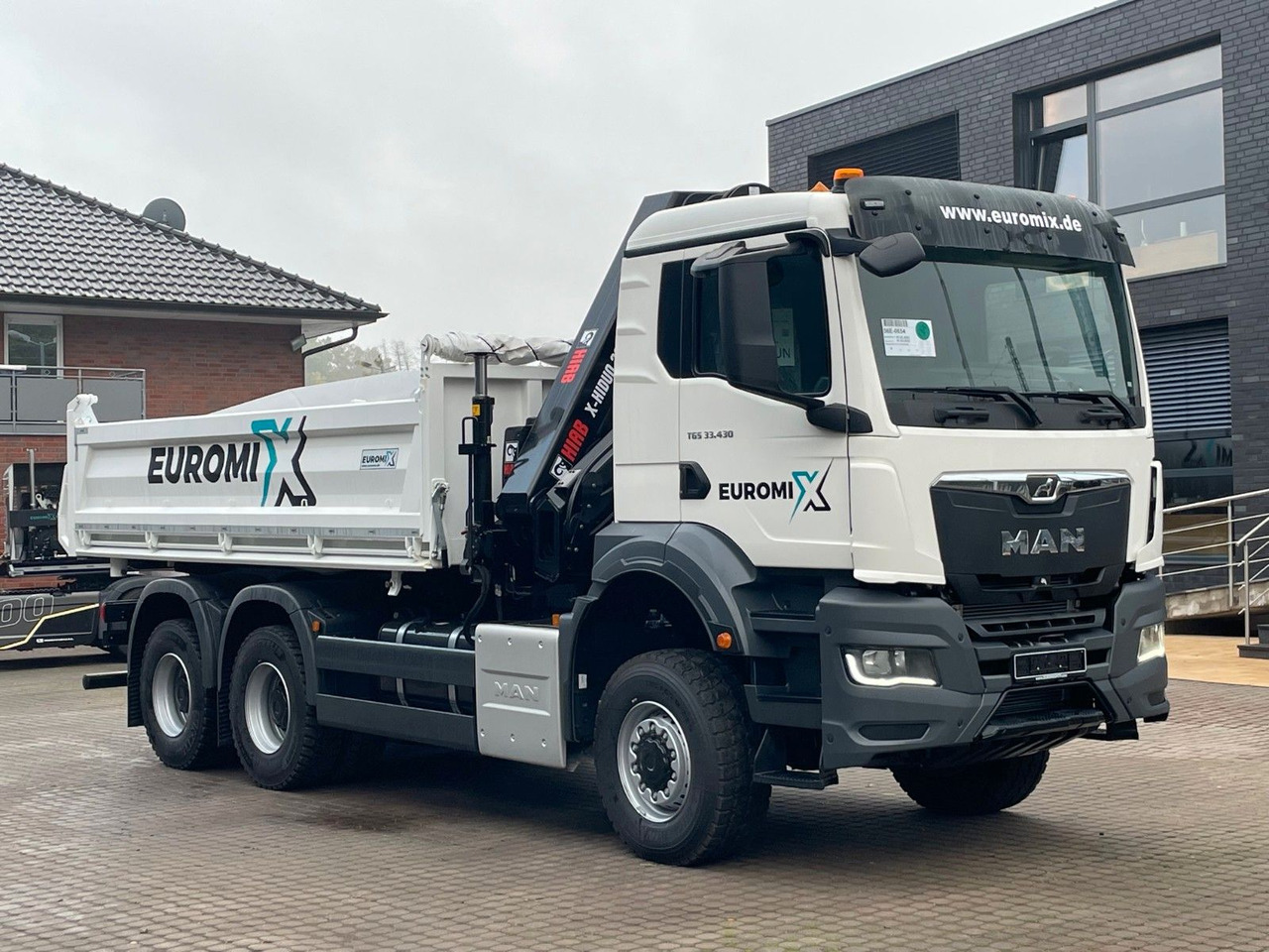 MAN TGS 33.440 6x6 /3-Seiten- Kipper / HIAB 228-6 - Savivartis sunkvežimis, Sunkvežimis su kranu: foto 4 MAN TGS 33.440 6x6 /3-Seiten- Kipper / HIAB 228-6 - Savivartis sunkvežimis, Sunkvežimis su kranu: foto 4
