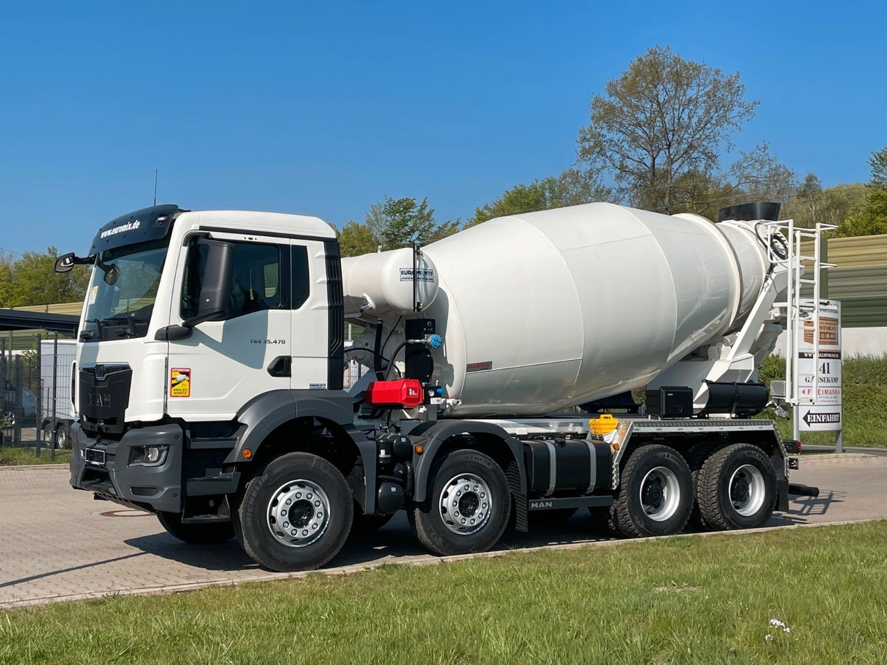 MAN TGS 35.520 8x4 /Euro6e EuromixMTP EM 10 L - Betonvežis: foto 3 MAN TGS 35.520 8x4 /Euro6e EuromixMTP EM 10 L - Betonvežis: foto 3