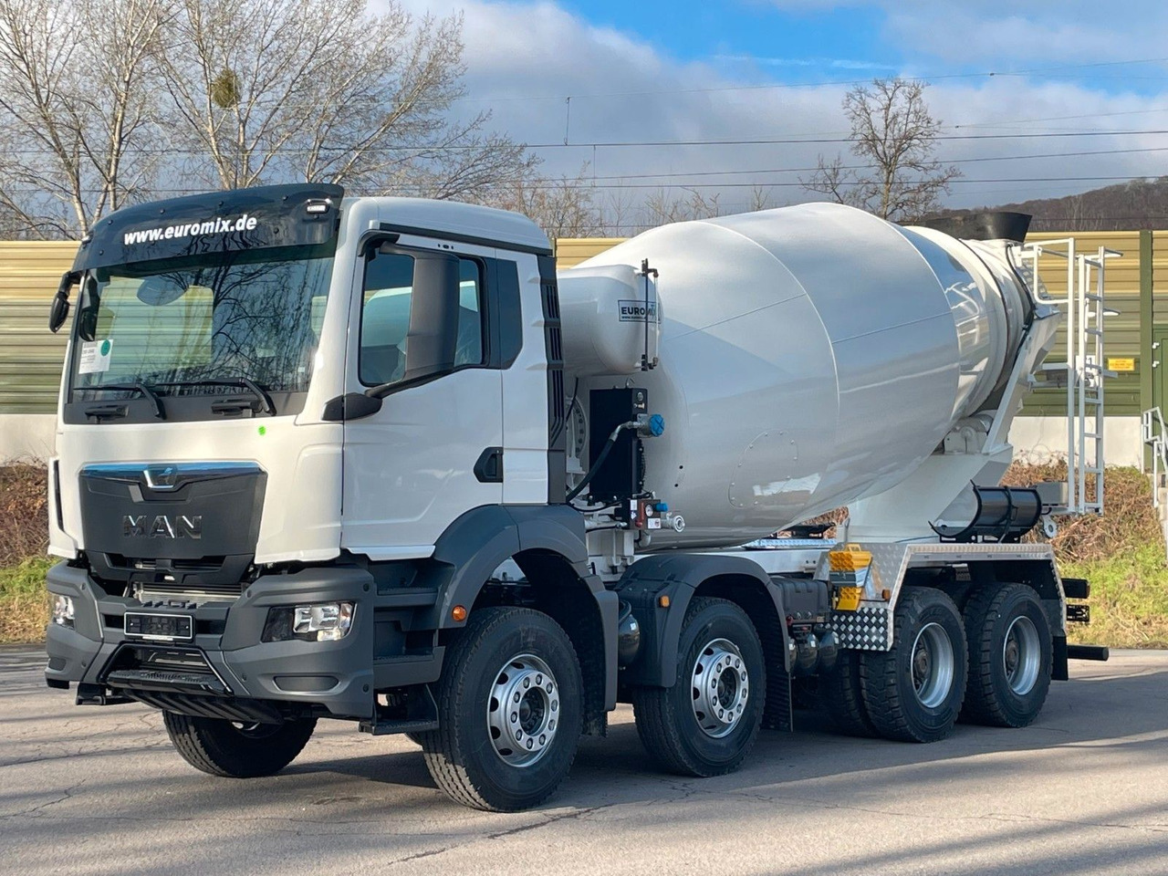 MAN TGS 41.400 8x4 / EuromixMTP EM 12m³ R / EURO 2 - Betonvežis: foto 1 MAN TGS 41.400 8x4 / EuromixMTP EM 12m³ R / EURO 2 - Betonvežis: foto 1